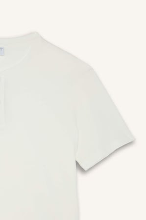 DeFacto %100 Pamuk New Regular Fıt 2'li Şortlu Pijama Takımı H8680AX26SMWT34