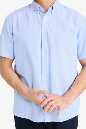 DeFacto REGULAR FIT %100 Pamuk Oxford Gömlek D7419AX26SPBE302