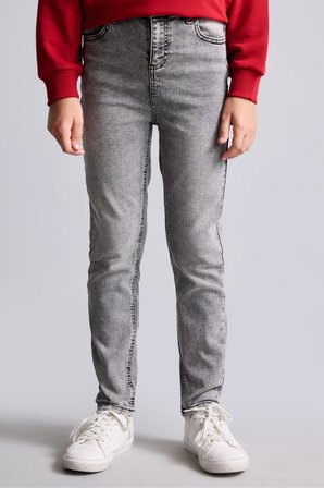 DeFacto Slim Fit Düz Paça Yıkamalı Jean Pantolon Erkek Çocuk C3683A826AUNM55