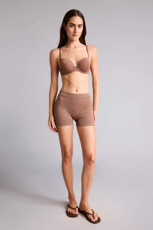 DeFacto Fitilli Elastik Bel Kahverengi Seamless Boxer I0628AX26HSBN341