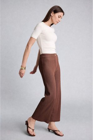 DeFacto Culotte Düz Paça Bürümcük Pantolon H8605AX26HSBN330