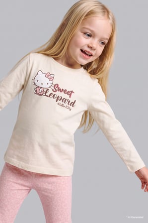 Hello Kitty	 2'li Pijama Takımı Kız Bebek
