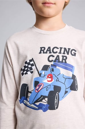 DeFacto Uzun Kollu Baskılı Pijama Üstü Esnek Belli Desenli Uzun Pijama Altı 2'li Pijama Takımı Erkek Çocuk I1179A826AUBG114