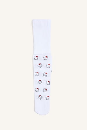 Hello Kitty Baskılı Külotlu Çorap Kız Çocuk