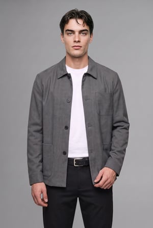 Regular Fıt Polo Yaka Pamuk Astarlı Blazer Ceket