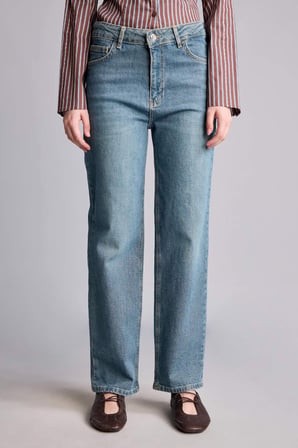 DeFacto Comfort Straıght Normal Bel Bilek Boy Jean Yıkamalı Pantolon G8878AX26AUNM28