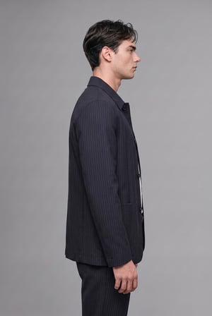 Regular Fıt Polo Yaka Pamuk Astarlı Blazer Ceket