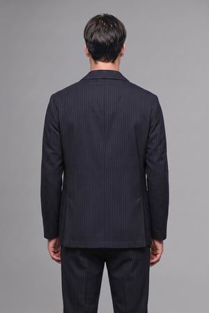 Regular Fıt Polo Yaka Pamuk Astarlı Blazer Ceket