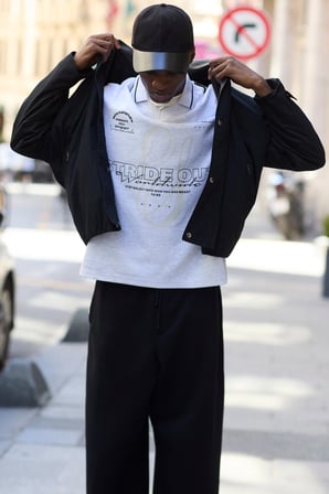 Boxy Fıt Polo Yaka Sweatshirt