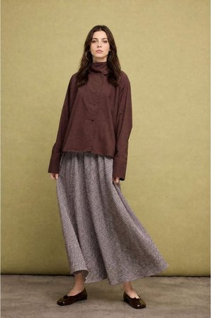 Regular Fıt Poplin Uzun Kollu Tunik