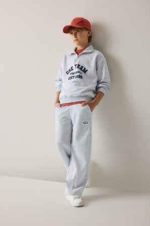 DeFacto Regular Fıt Dik Yaka Baskılı Sweatshirt Erkek Çocuk H9892A826AUGR400