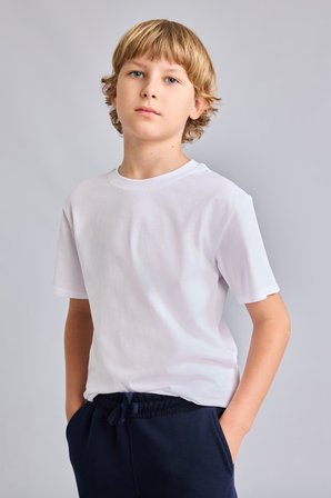 DeFacto Regular Fit Bisiklet Yaka Kısa Kollu 3'lü Basic Tişört Seti Erkek Çocuk I1516A826AUNV241