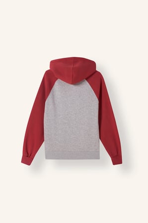 Oversize Kapüşonlu Reglan Kollu Kanguru Cepli Kalın Sweatshirt