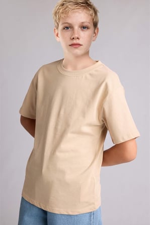 DeFacto Regular Fit Bisiklet Yaka Kısa Kollu 3'lü Basic Tişört Seti Erkek Çocuk I1516A826AUBG775