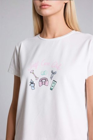 DeFacto Ultra Yumuşak Regular Fıt Kısa Kollu 2'li Açık Pembe Şortlu Pijama Takımı H6954AX26SMPN648