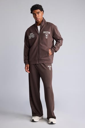 NBA Boston Celtics Baggy Fit Şerit Detaylı Baskılı Jogger