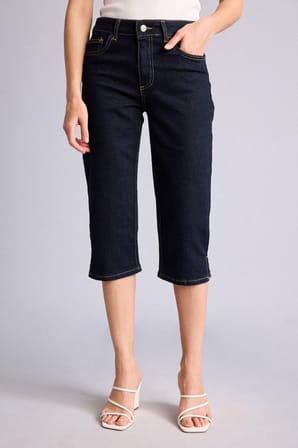 İndigo Kapri Jean Pantolon