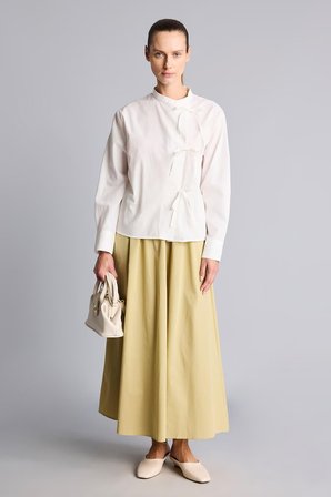 Regular Fıt Poplin Uzun Kollu Tunik