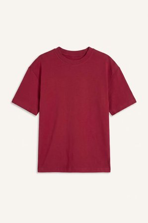 DeFacto %100 Pamuk Oversize Bisiklet Yaka Kısa Kollu Basic Tişört Erkek Çocuk G6486A826AUBR196