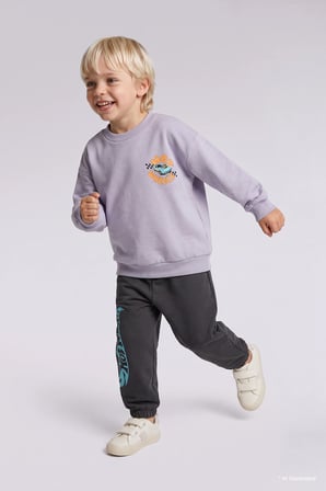 Hot Wheels Lisanslı Baskılı Sweatshirt ve Eşofman Altı 2'li Takım Erkek Bebek