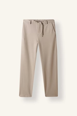 Defacto H1270AXGR302 Gri Regular Fit Beli Lastikli Düz Paça Pantolon