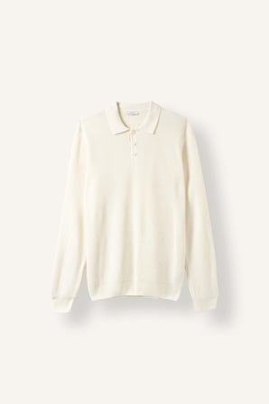 DeFacto Standart Fit Düğmeli Polo Yaka Triko Basic Kazak D1959AX26AUER100