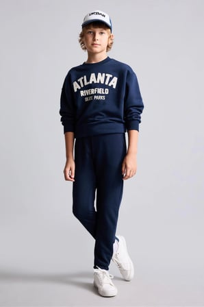 DeFacto Regular Fit Lastikli Paça 2'li Jogger Eşofman Altı Erkek Çocuk I0596A826AUGR400