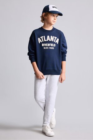 DeFacto Regular Fit Lastikli Paça 2'li Jogger Eşofman Altı Erkek Çocuk I0596A826AUGR400