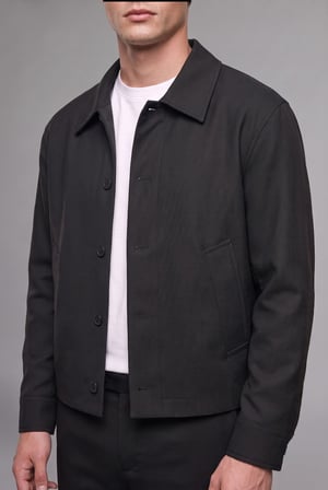 Regular Fıt Polo Yaka Düğmeli Yan Cepli Blazer Ceket