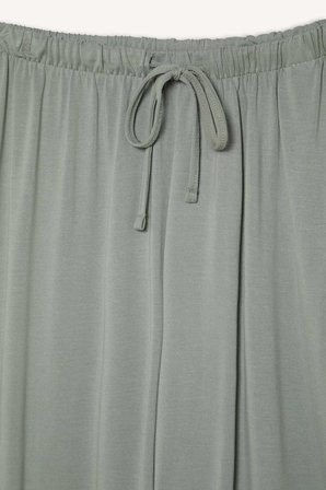 DeFacto Wıde Leg Standart Paça Standart Boy Modal Açık Yeşil Pantolon I0844AX26HSGN1217