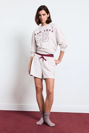 Regular Fıt Sweatshirt Kumaşı Alt