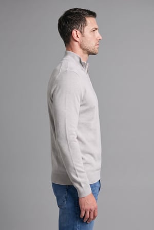 DeFacto Standart Fit Dik Yaka Fermuarlı Basic Triko Kazak A5184AX26AUGR184