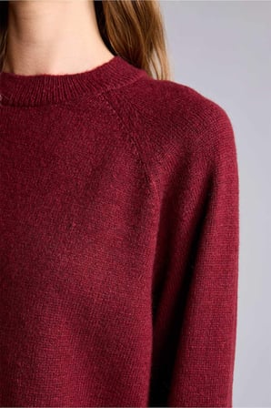 DeFacto Relax Fit Bisiklet Yaka Uzun Kollu Triko Tunik H6186AX26WNBR33