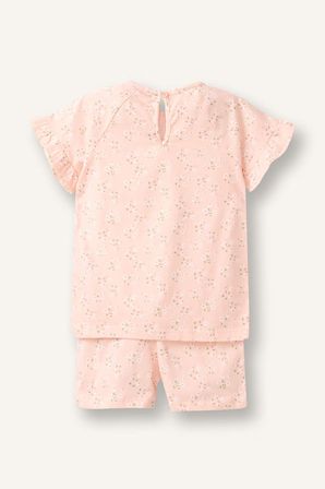 DeFacto %100 Pamuk Fitilli 2'li Açık Pembe Pijama Takımı Kız Bebek H5506A526SMPN437