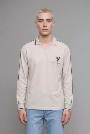 Defacto H1527AXGR369 Gri Vıkıngs Valhalla Boxy Fıt Baskılı Sweatshırt
