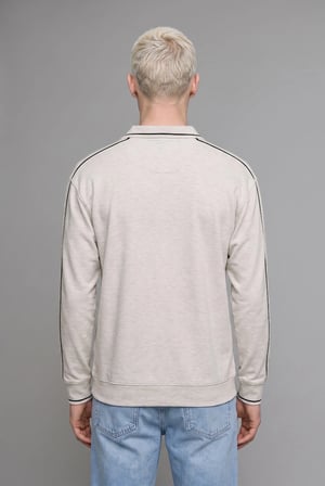 Defacto H1527AXGR369 Gri Vıkıngs Valhalla Boxy Fıt Baskılı Sweatshırt