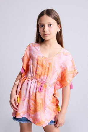 DeFacto Batik Plaj Kıyafeti Kız Çocuk G9434A826HSOG577