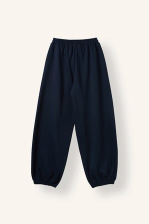 Loose Fit Beli Bağcıklı Paçası Lastikli Kalın Kumaş Eşofman Altı