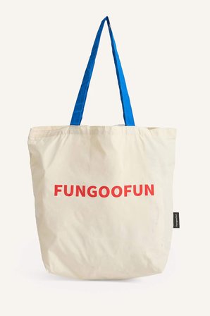 defacto fungoofun x defacto kadın mini beyaz bez çanta h9317axnswt1