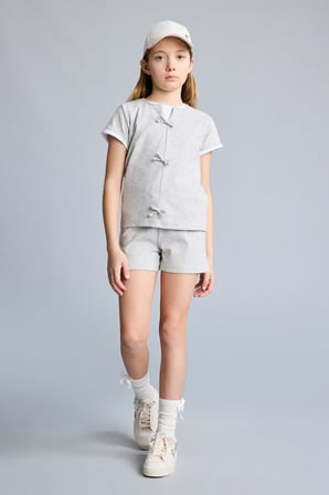 DeFacto Regular Fıt 2'li Pijama Takımı Kız Çocuk H5514A826SMGR28