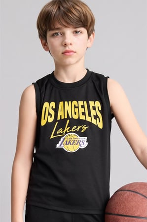 DeFacto NBA Los Angeles Lakers Bisiklet Yaka Atlet Erkek Çocuk H2955A826HSBK81
