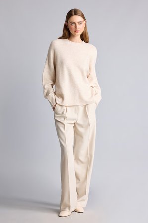 DeFacto Oversize Bisiklet Yaka Düşük Omuzlu Basic Triko Kazak F3895AX26WNBG373