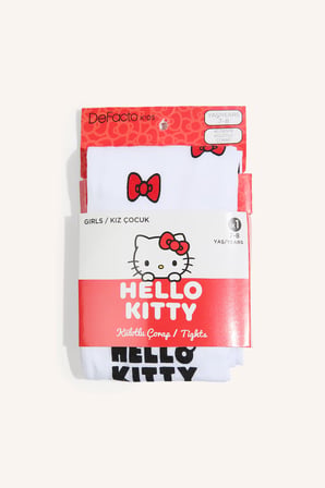 Hello Kitty Baskılı Külotlu Çorap Kız Çocuk