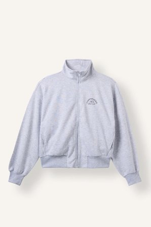 DeFacto Relax Fıt Yarım Balıkçı Yaka Baskılı Kalın Sweatshirt Kumaşı Hırka I0987AX26AUGR93