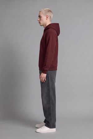 Inıtıal D Boxy Fıt Baskılı Kalın Sweatshirt Kumaşı Sweatshirt
