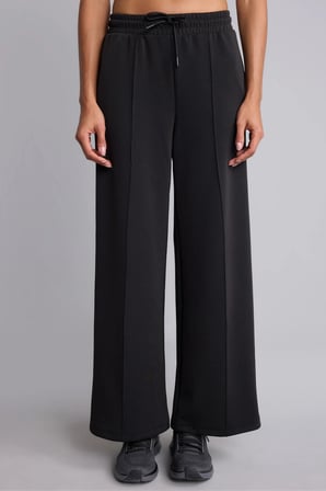 Defacto H8521AXBK81 Siyah Wide Leg Geniş Paça Beli Bağcıklı Standart Boy Modal Sporcu Eşofman Altı