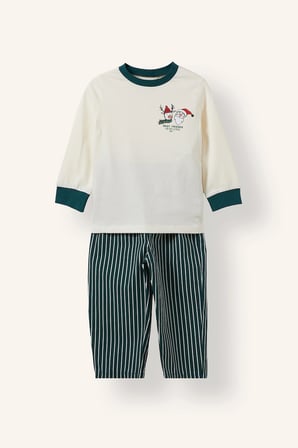 30/1 FORMA - FLANEL 2'li Dokuma Pijama Erkek Bebek