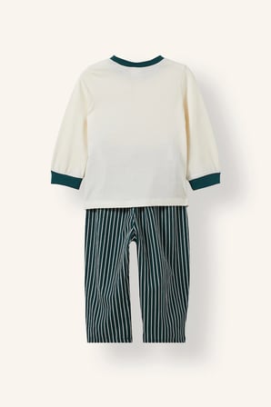 30/1 FORMA - FLANEL 2'li Dokuma Pijama Erkek Bebek