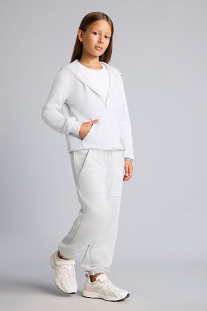 DeFacto Beli ve Paçası Lastikli Cepli Jogger Fit Eşofman Altı Kız Çocuk I3171A826AUGR421