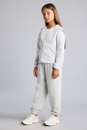DeFacto Beli ve Paçası Lastikli Cepli Jogger Fit Eşofman Altı Kız Çocuk I3171A826AUGR421